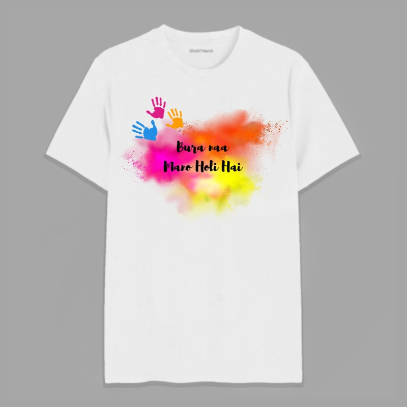 Bura Naa Mano Holi Hai Round Neck T-Shirt