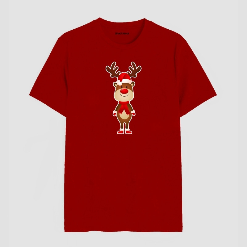 Reindeer Round Neck T-Shirt